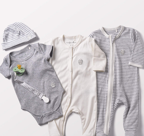 Soft organic cotton baby pajamas
